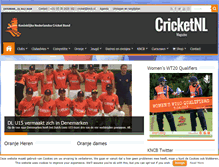 Tablet Screenshot of kncb.nl